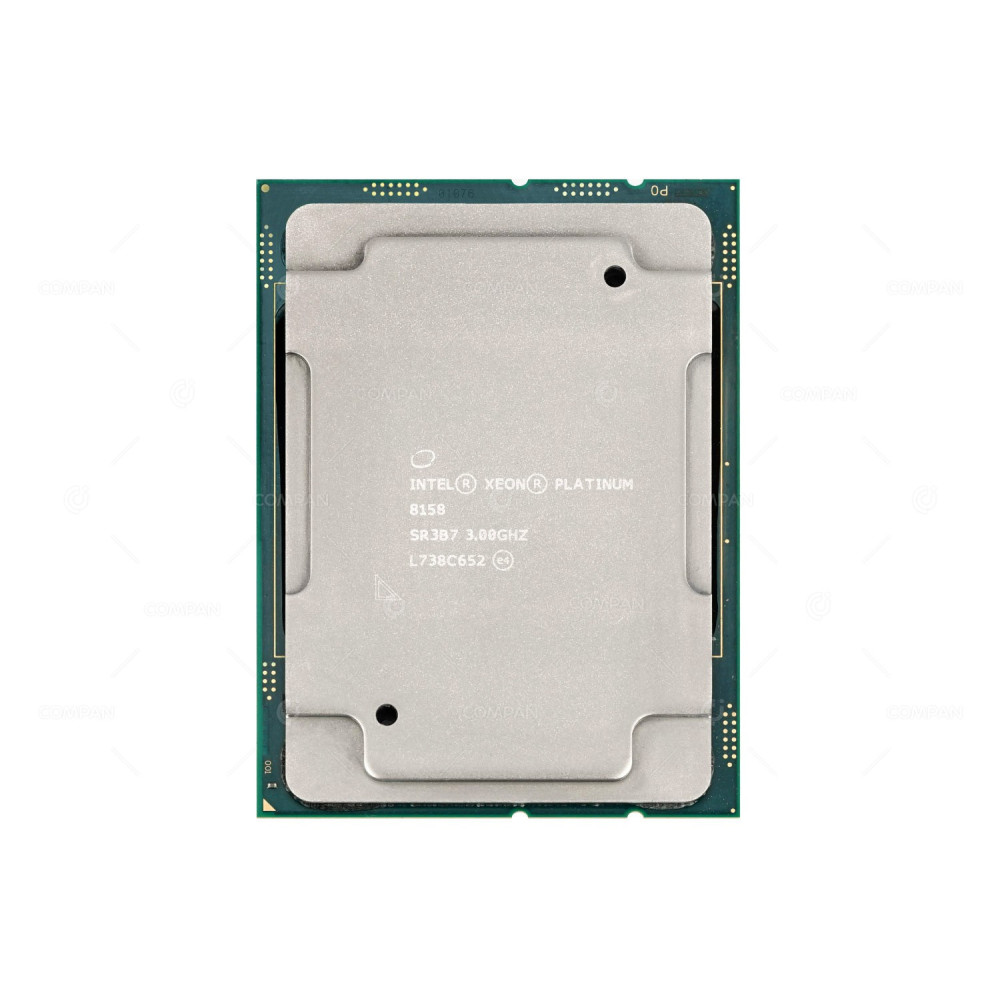 SR3B7 INTEL XEON PLATINUM 8158 CPU PROCESSOR 12 CORE 3.00GHZ 24.75MB 150W LGA3647 L3 CACHE SR3B7