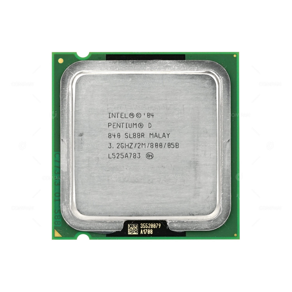 SL88R INTEL PENTIUM D 840 3.2GHZ 2 CORE 2MB LGA775 L2 CACHE -