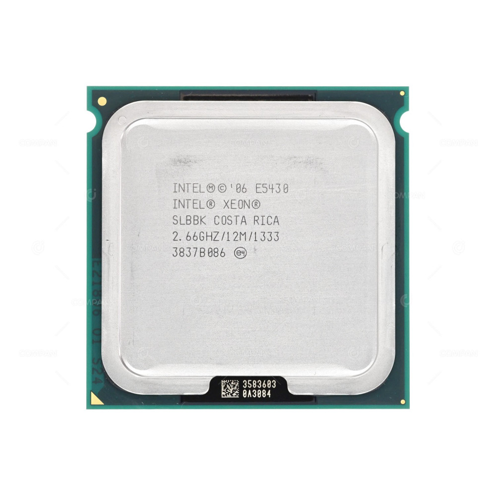 SLBBK INTEL XEON E5430 2.66GHZ 4 CORE 12MB 1333MHZ 80W LGA771 L2 CACHE