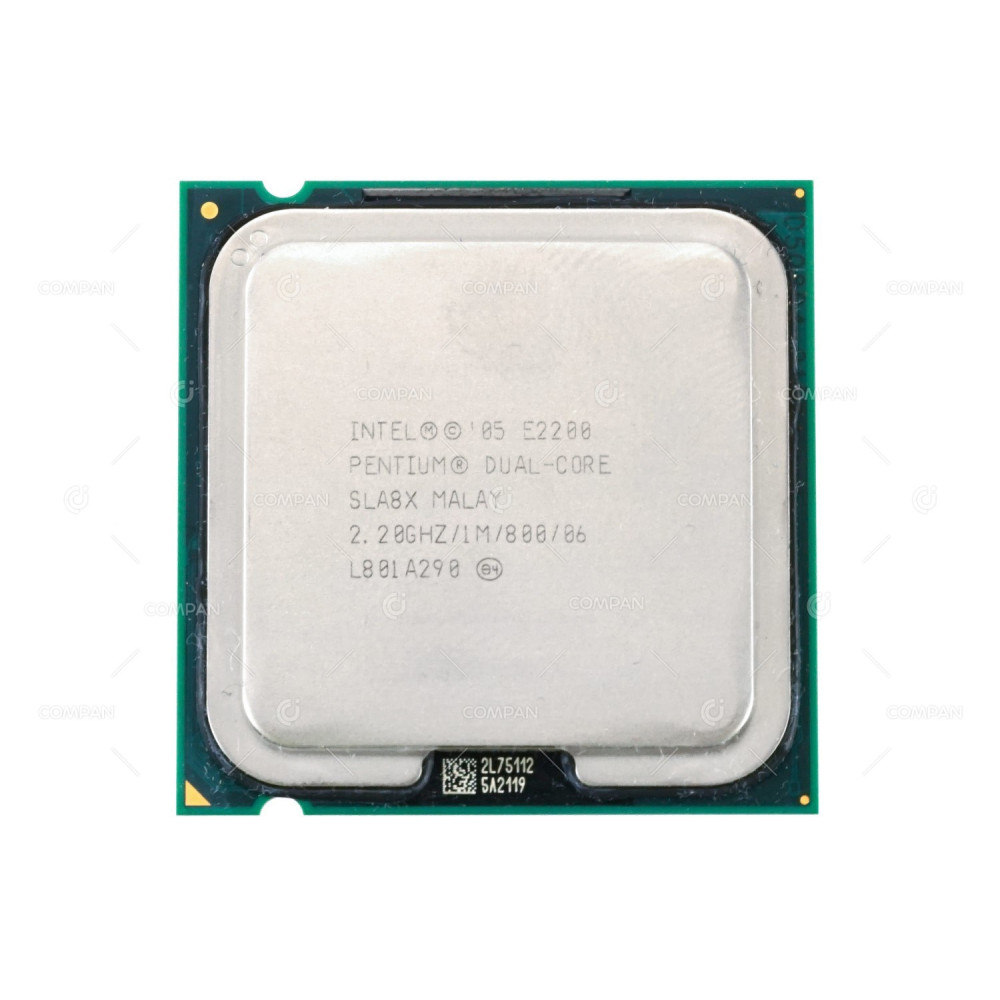 SLA8X INTEL PENTIUM E2200 2.2 GHZ 2CORE 1MB CACHE 65W SOCKET LGA775