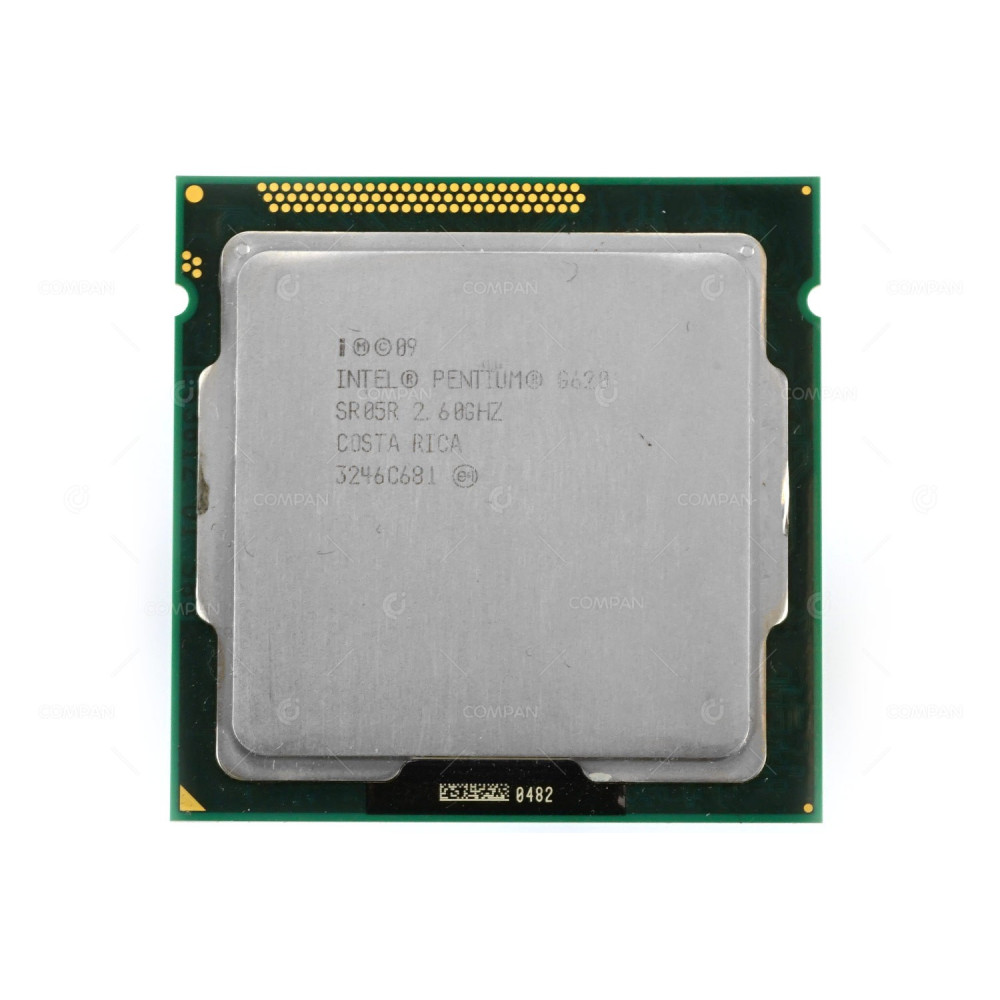 SR05R INTEL PENTIUM G620 2.60GHZ DUAL CORE 3MB CACHE 65W SOCKET LGA1155