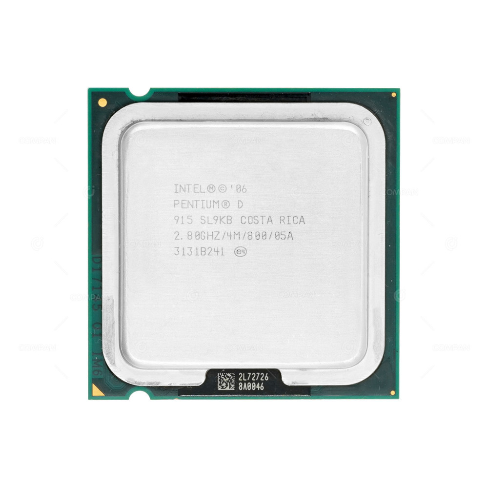 SL9KB INTEL PENTIUM D 915 2.8GHZ 2CORE 4MB CACHE SOCKET LGA775 HH80553PG0724MN