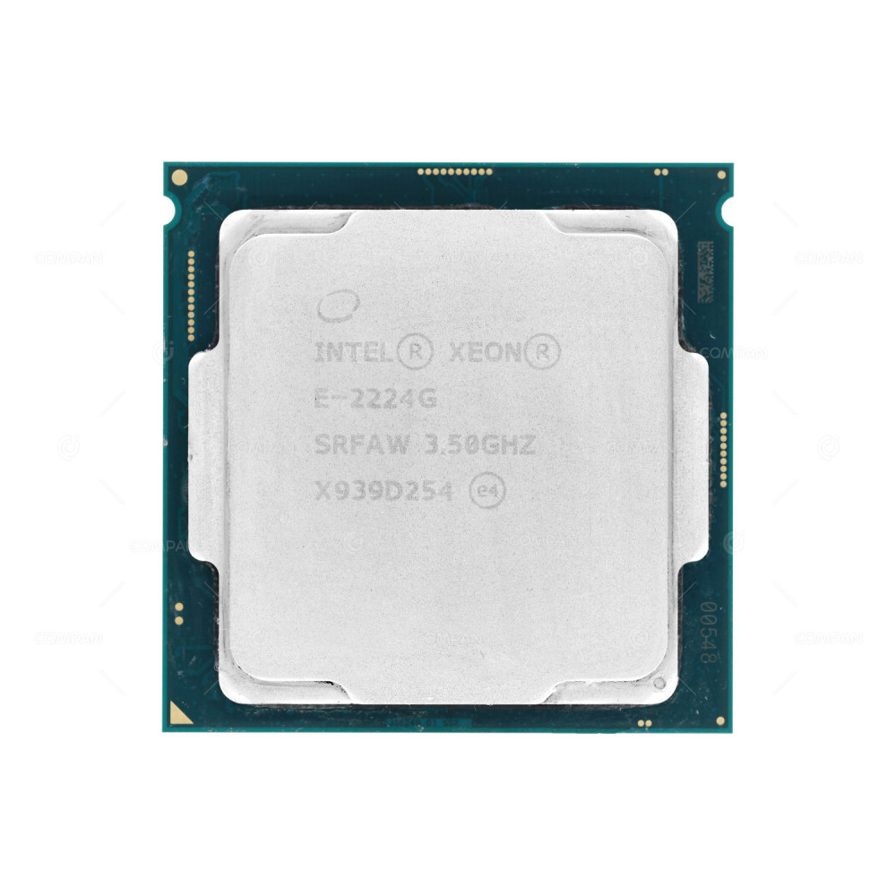 SRFAW INTEL CPU E-2224G 3.5GHZ 4CORE 8MB 71W CACHE SOCKET LGA1151 -