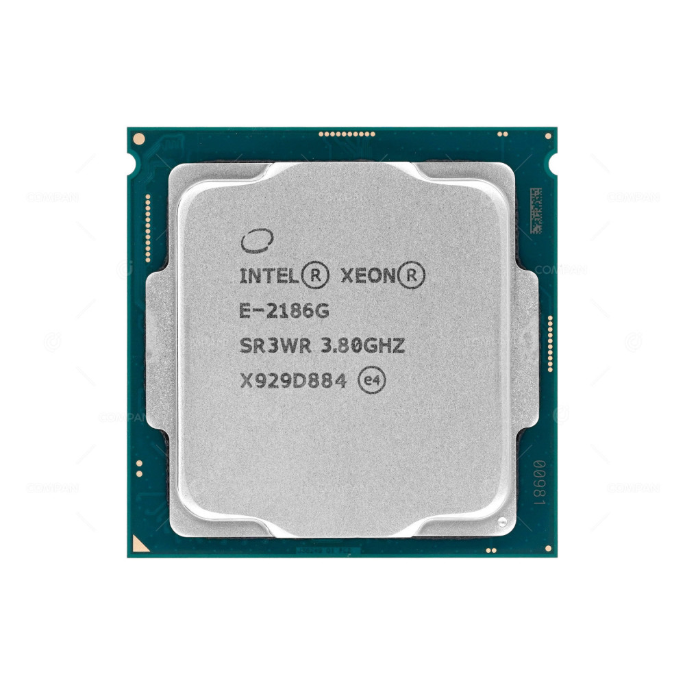 SR3WR  INTEL XEON E-2186G 3.8GHZ 6CORE 12MB CACHE 95W SOCKET LGA1151