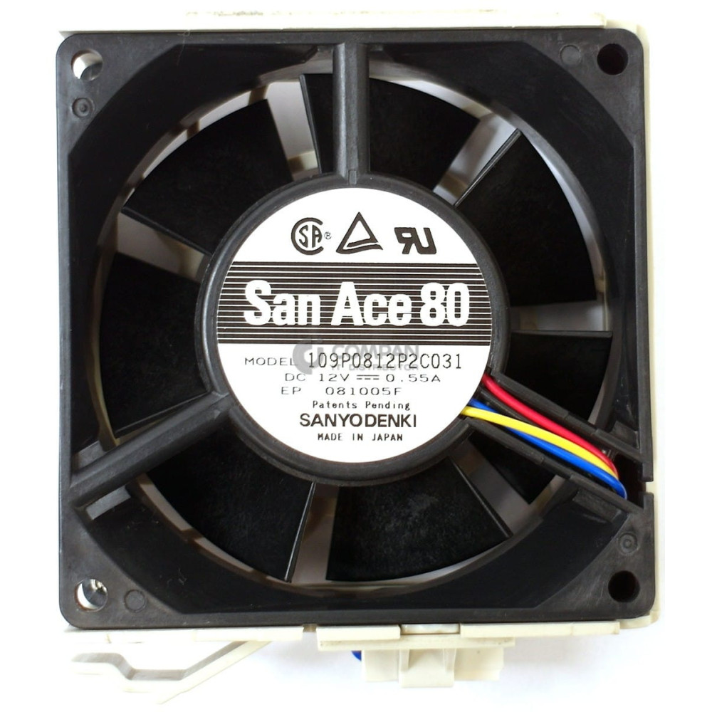 FAN-0062L4 SUPERMICRO FAN 12V 80MM X 32MM SANYODENKI SAN ACE 80 5000 RPM 4-PIN HOT-SWAP