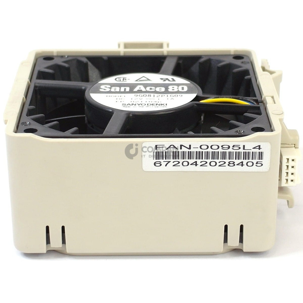FAN-0095L4 SUPERMICRO SANYODENKI 12V 80MM X 38MM FAN SAN ACE 80 4-PIN HOT-SWAP FOR SC846