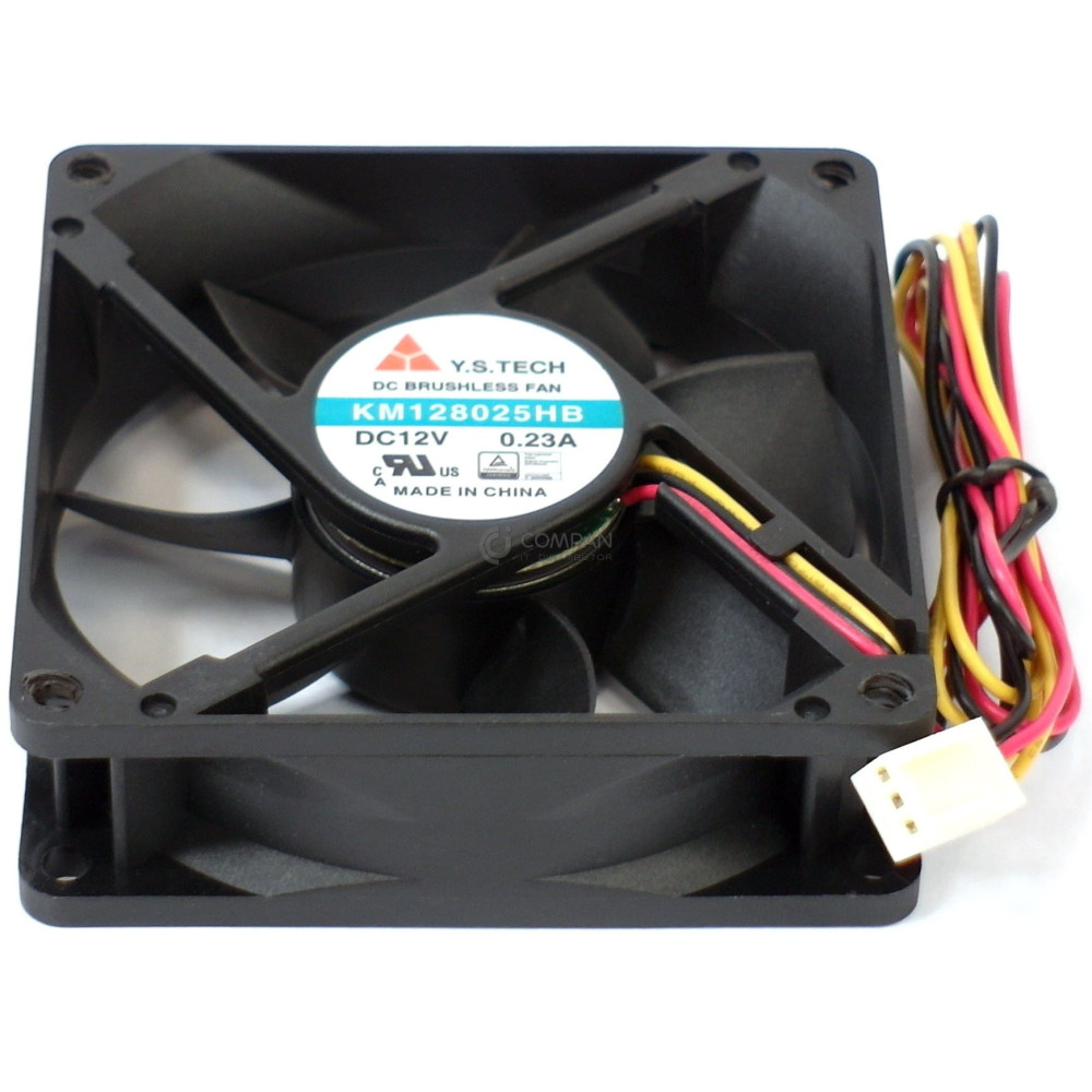 KM128025HB DC BRUSHLESS FAN KM128025HB DC12V 0.23A 3-WIRE 80X25MM
