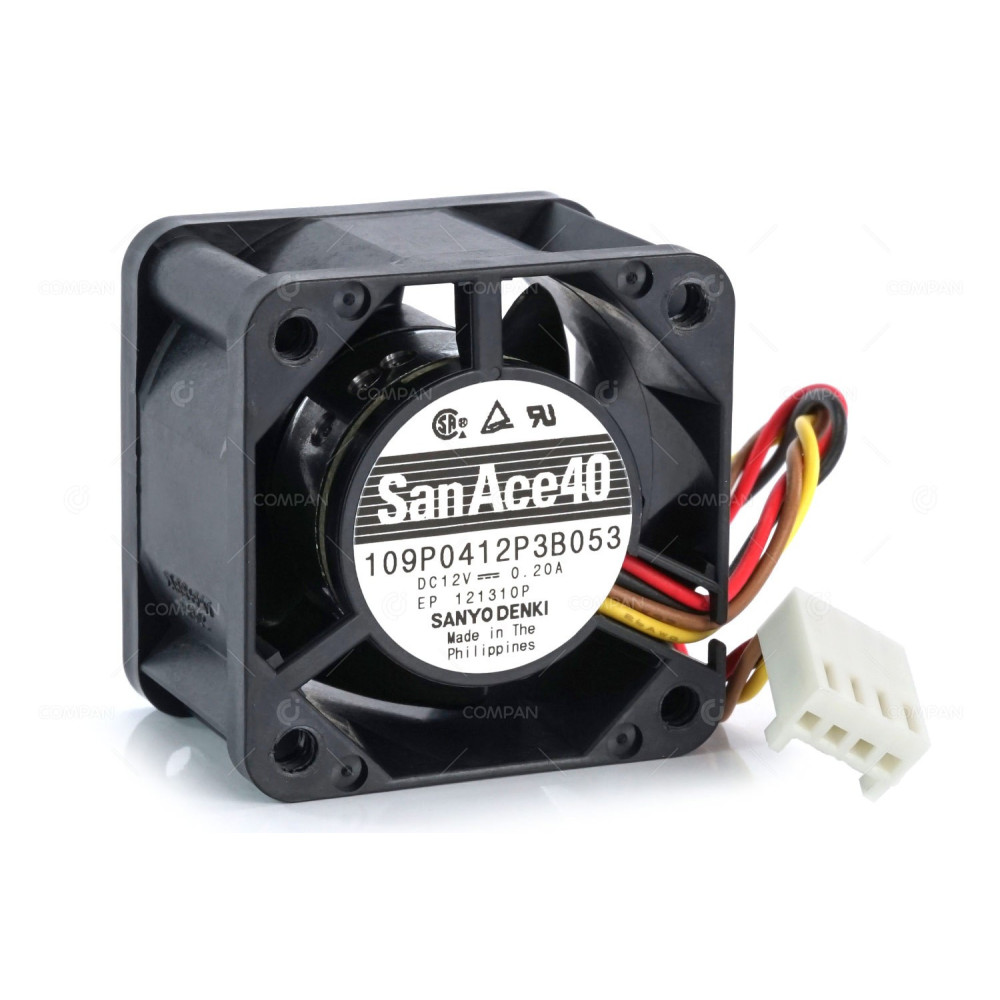1090412P3B053 SANYO DENKI FAN DC 12V 0.20A 40MM X 28MM 121310P