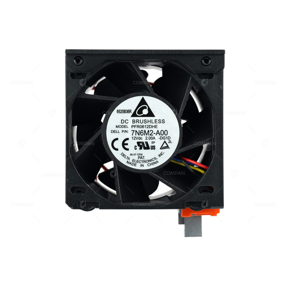 HK9PH DELL FAN MODULE 12VDC 2.00A FOR R730 R730XD G13 0HK9PH, 7N6M2-A00, PFR0612DHE