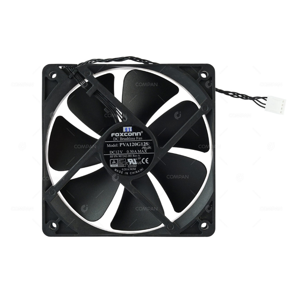 PVA120G12S FOXCONN 120MM 12V 0.30A 4 PIN FAN -
