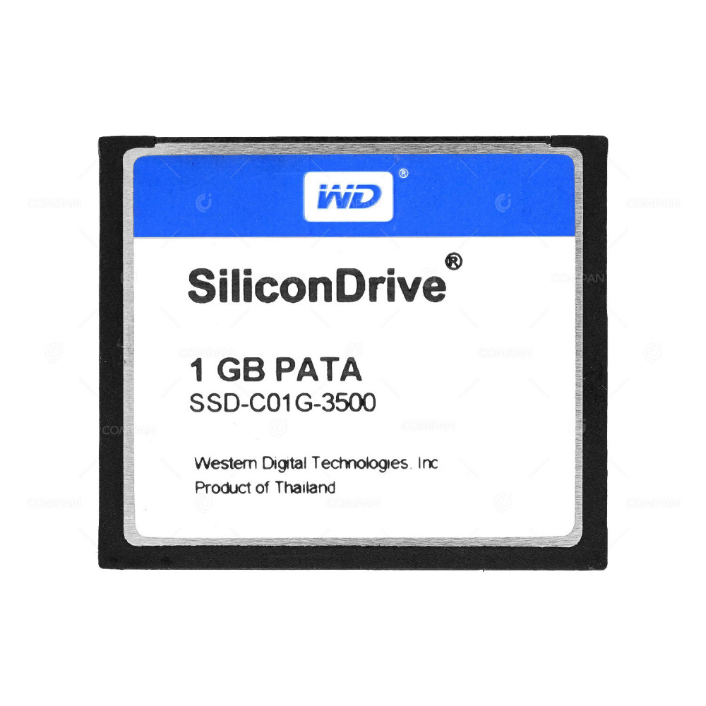 SSD-C01G-3500 WD SILICONDRIVE 1GB COMPACT FLASH CARD -