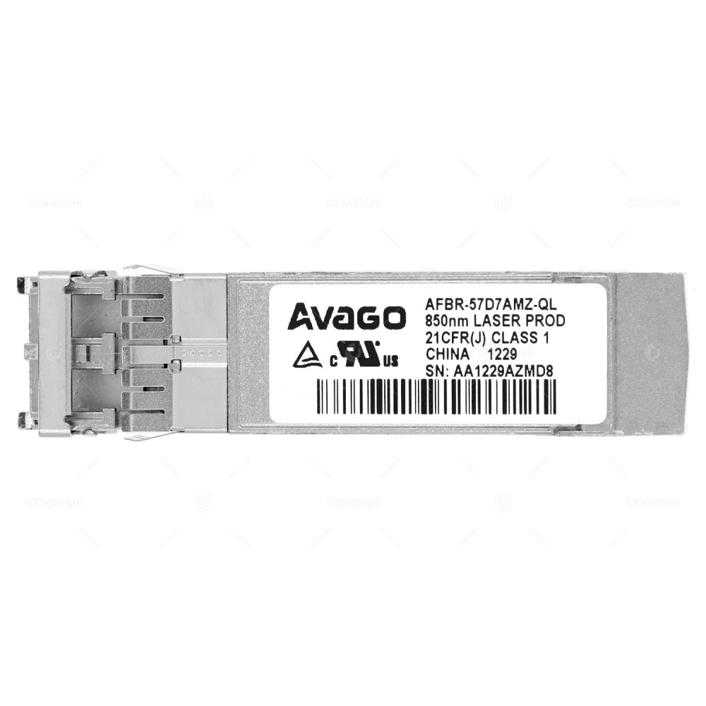 AFBR-57D7AMZ-QL / AVAGO 8GB SW SFP+ FC 850NM OPTICAL TRANSCEIVER