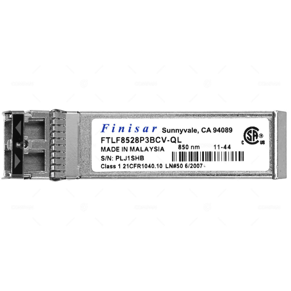 FTLF8528P3BCV-QL / FINISAR QLOGIC 8GB FC SFP+ 850NM 150M TRANSCEIVER MODULE