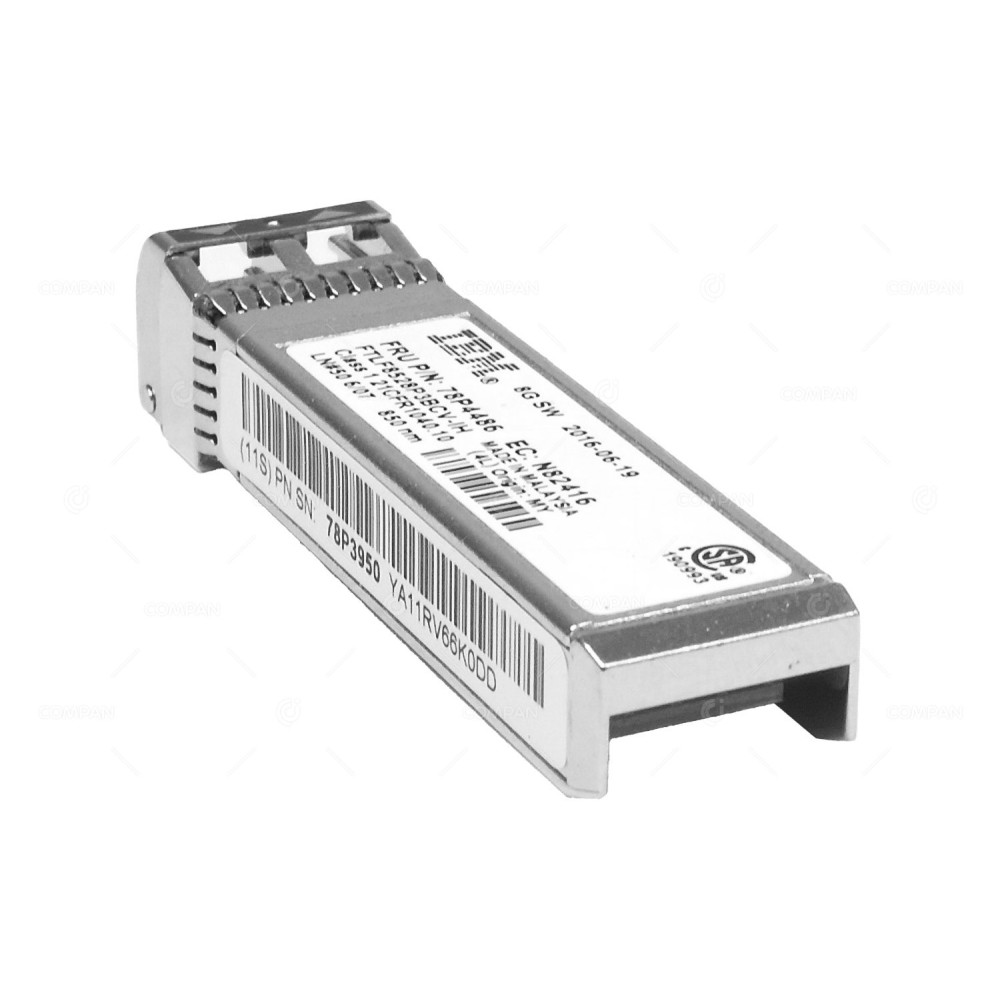 78P4486 IBM 8GB SFP+ SW 850NM OPTICAL TRANSCEIVER