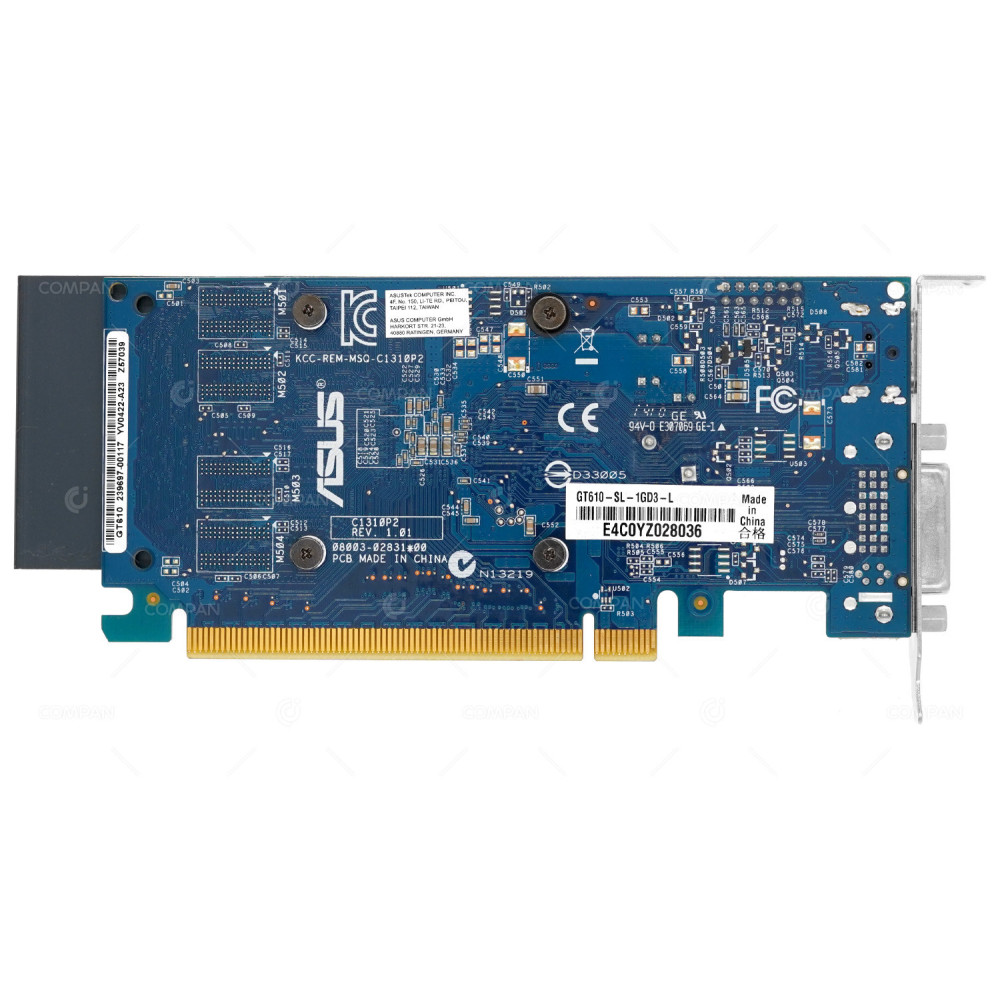 GT610-SL-1GD3-L GEFORCE GT 610 1GB DDR3 64-BIT HDMI DVI GRAPHICS CARD LOW PROFILE
