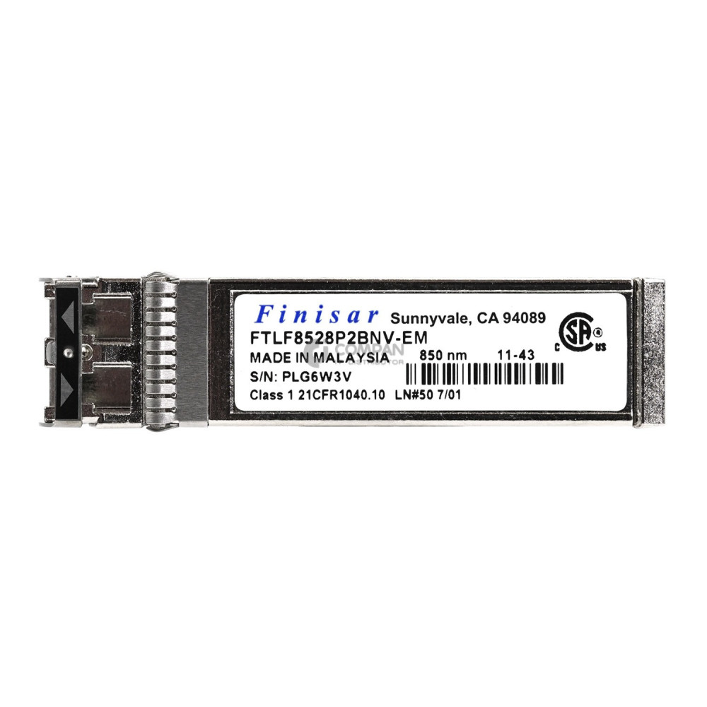 FTLF8528P2BNV-EM FINISAR 8GB FC SFP+ 850NM TRANSCEIVER MODULE