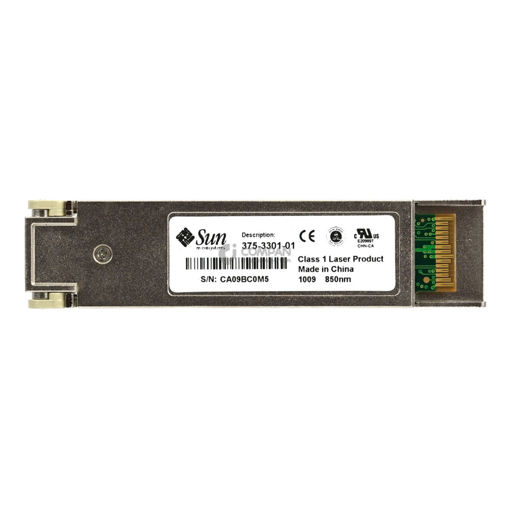 375-3301-01 SUN 10GB SFP+ 850NM 300M OPTICAL MULTIMODE FIBRE TRANSCEIVER MODULE