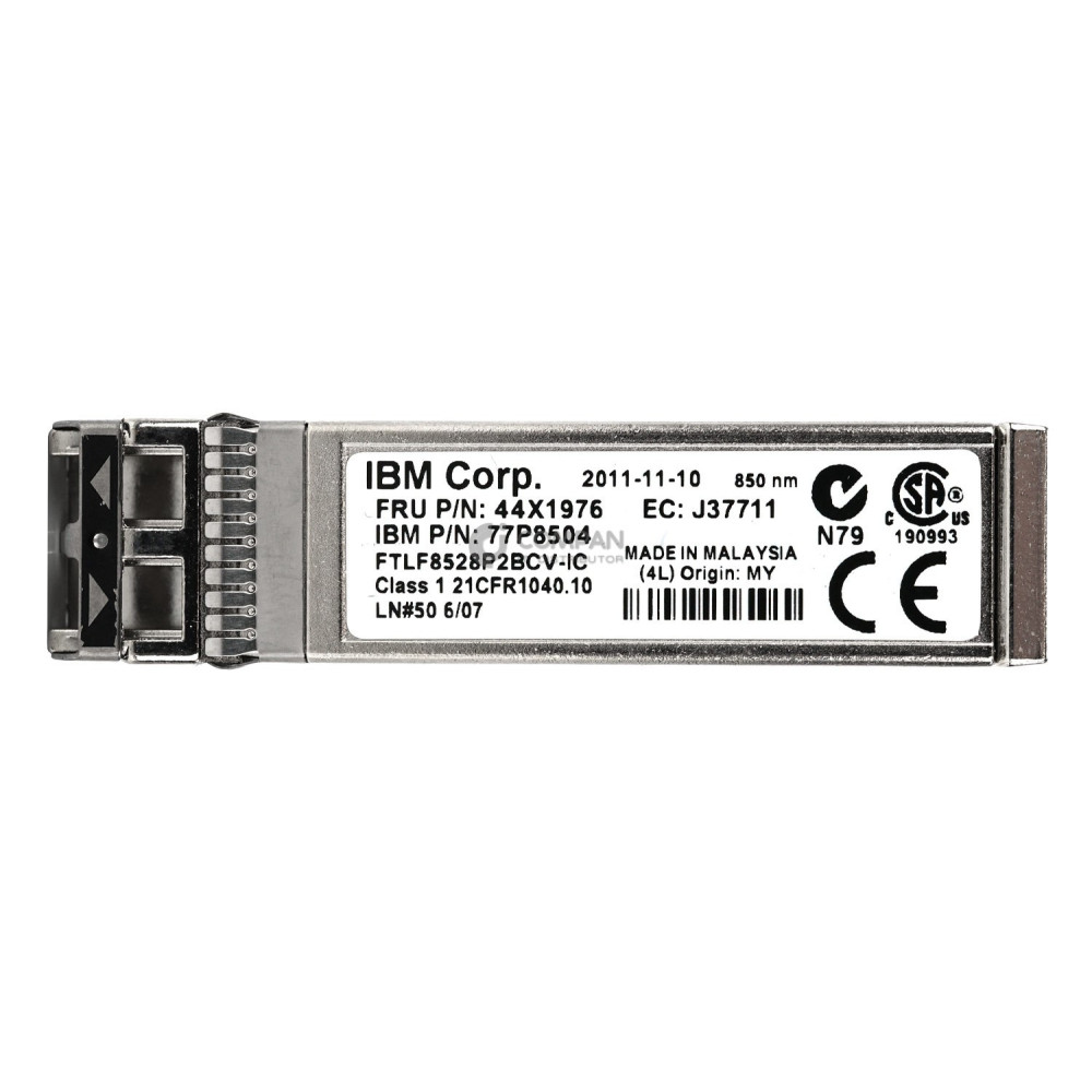 44X1976 / IBM 8GB SFP+ SW OPTICAL TRANSCEIVER / 77P8504, FTLF8528P2BCV-IC