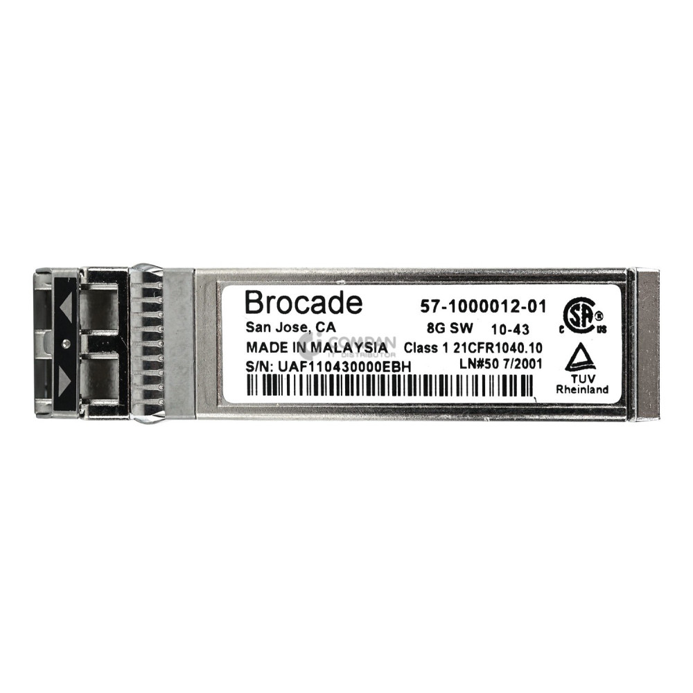 57-1000012-01 BROCADE 8GB SW SFP+ 850NM GBIC TRANSCEIVER