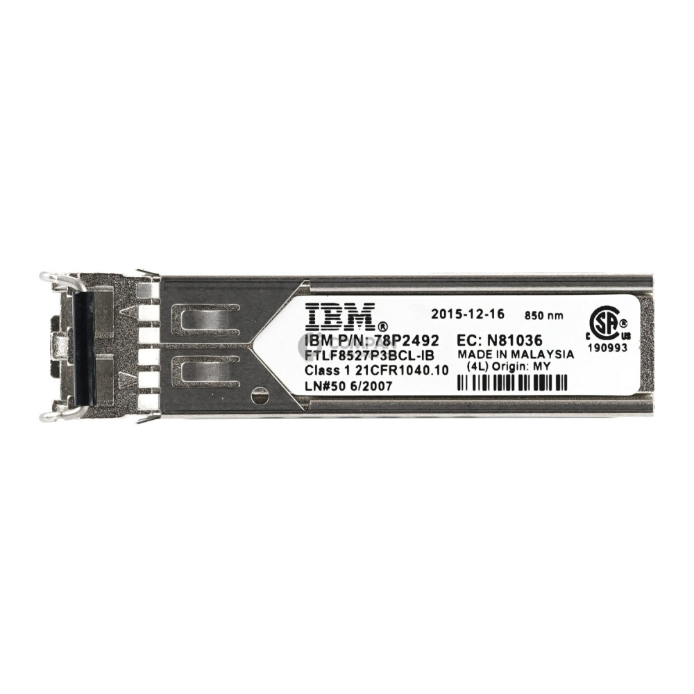 78P2492 IBM 8GB 850NM SW SFP+ OPTICAL TRANSEIVER