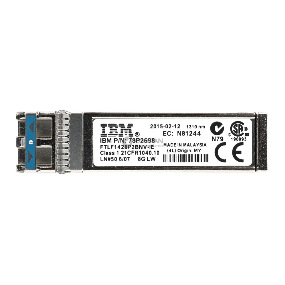 78P2698 IBM 8GB 10KM 1310NM SFP+ LW OPTICAL TRANSCEIVER