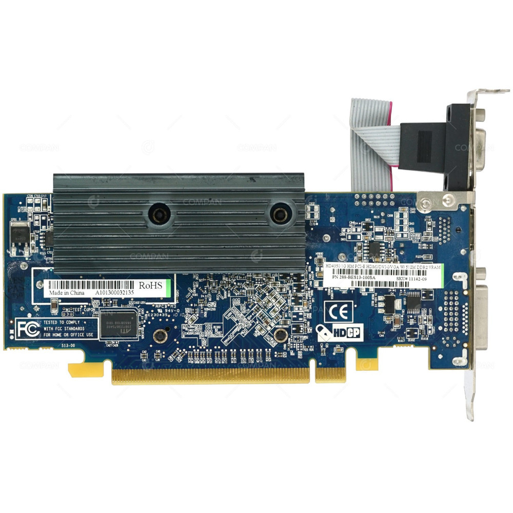 288-BES13-100SA ATI RADEON HD4350 1G HM PCI-E HDMI DVI-I  VGA W/512M DDR2 VRAM GRAPHICS CARD 11142-09