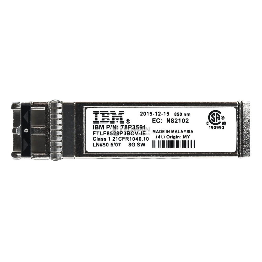 78P3591 IBM 8GB SFP+ 850NM  OPTICAL TRANSCEIVER