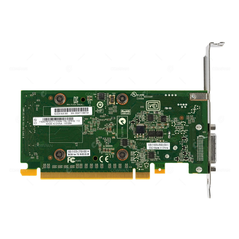 03T8152 NVIDIA NVS 300 512MB GDDR3 GPU FOR LENOVO THINKSTATION C20