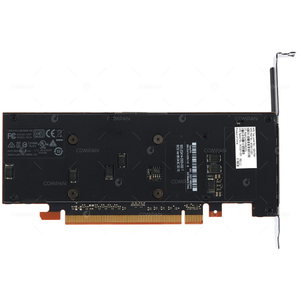 872321-001 HP NVIDIA TESLA P4 8GB DDR5 PCI-E GRAPHIC CARD FOR DL380 G10 870917-001, Q0V79A, 900-2G414-0300-000, 699-2G414-0200-110, PG414