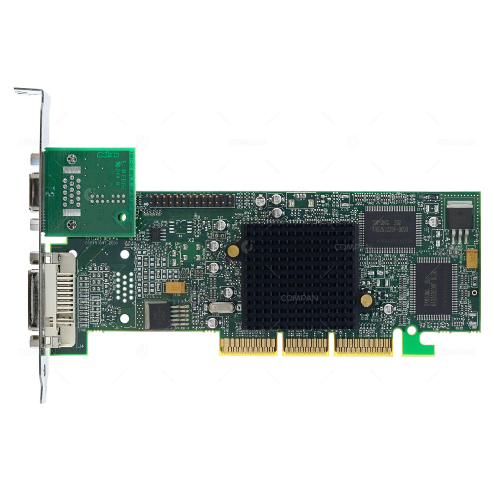 7012-03 MATROX G55+MDHA32DB AGP DVI VGA VIDEO CARD G55+MDHA32DB