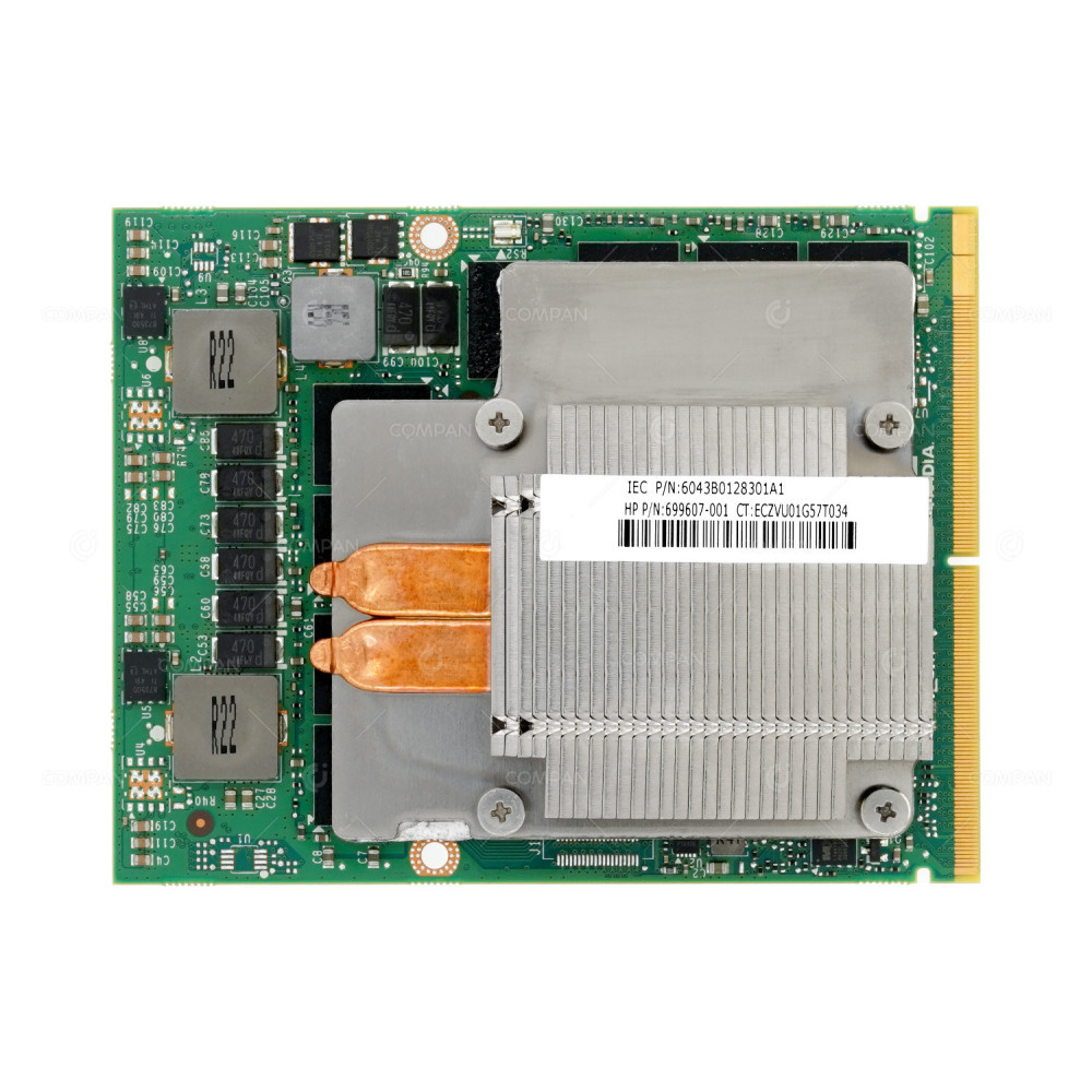 744354-001 HP NVIDIA MXM QUADRO K3100M 4GB GDDR5 GPU 699-52053-0501-210, 900-52053-0355-000, 699607-001