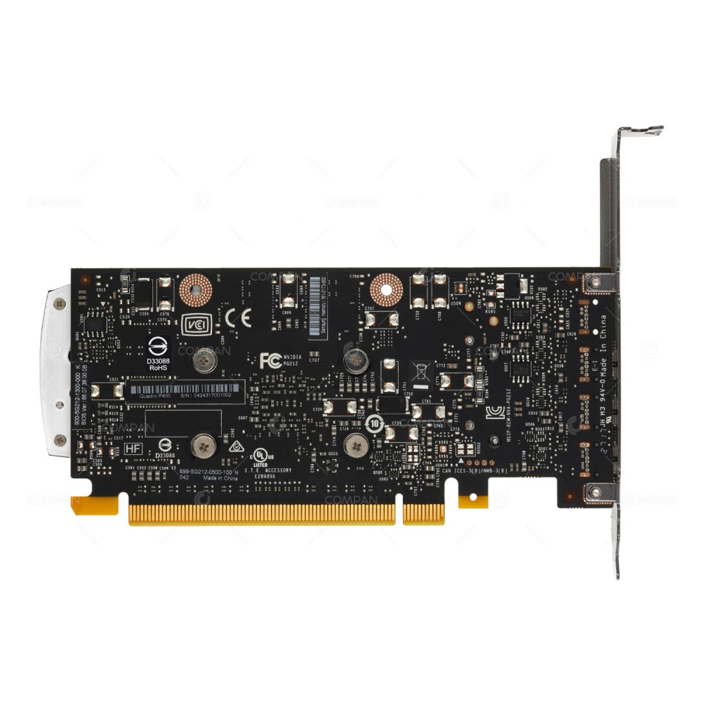 S26361-D3000-V44 FUJITSU NVIDIA QUADRO P400 2GB GDDR5 PCIE 3.0 X16 3 PORT MINI DP GPU 900-5G212-1300-000