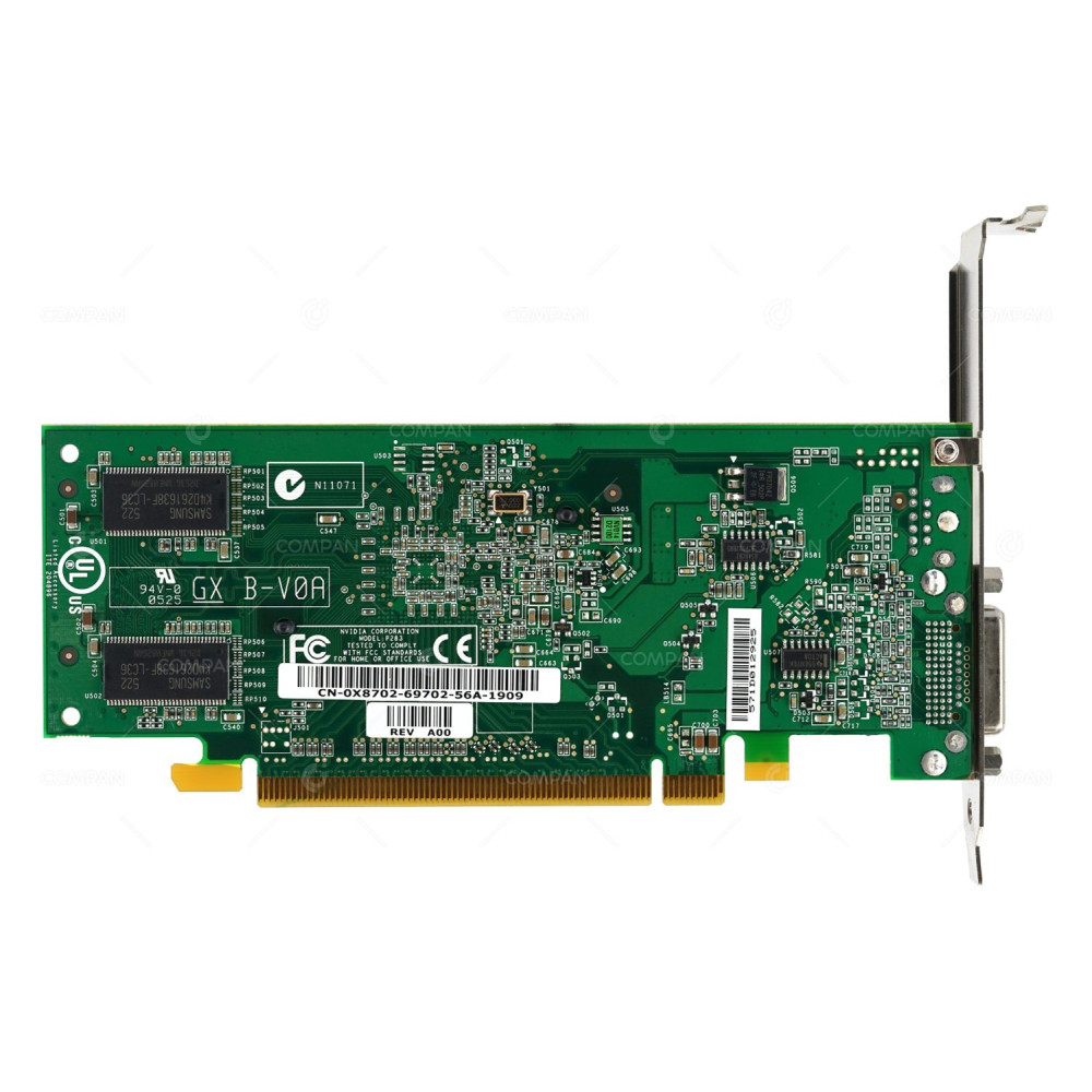 X8702 DELL NVIDIA QUADRO NVS285 PCI-E 128MB DDR2 VRAM 0X8702