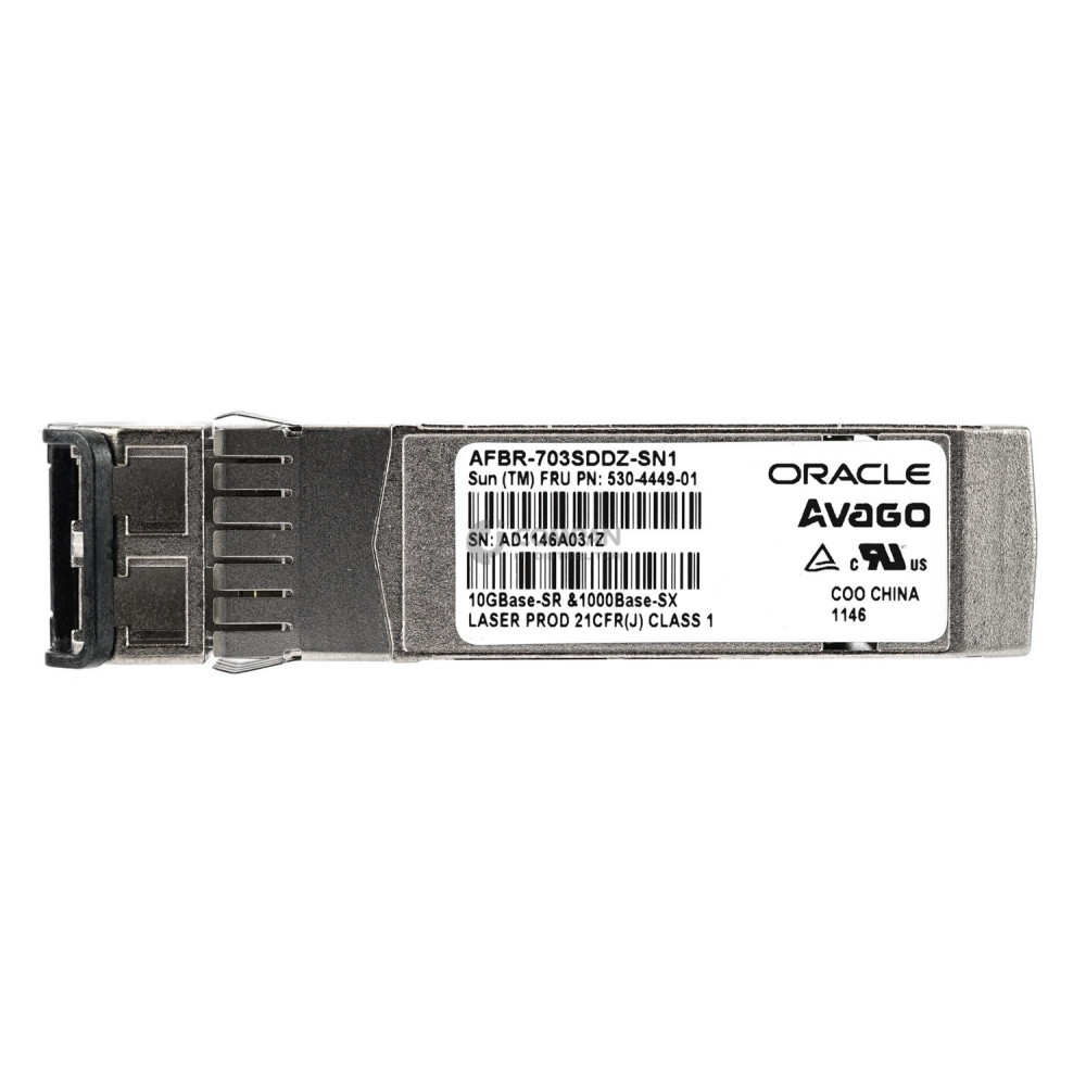 530-4449-01 SUN ORACLE 10GB/S SFP+ SR SX 850NM OPTICAL TRANSCEIVER