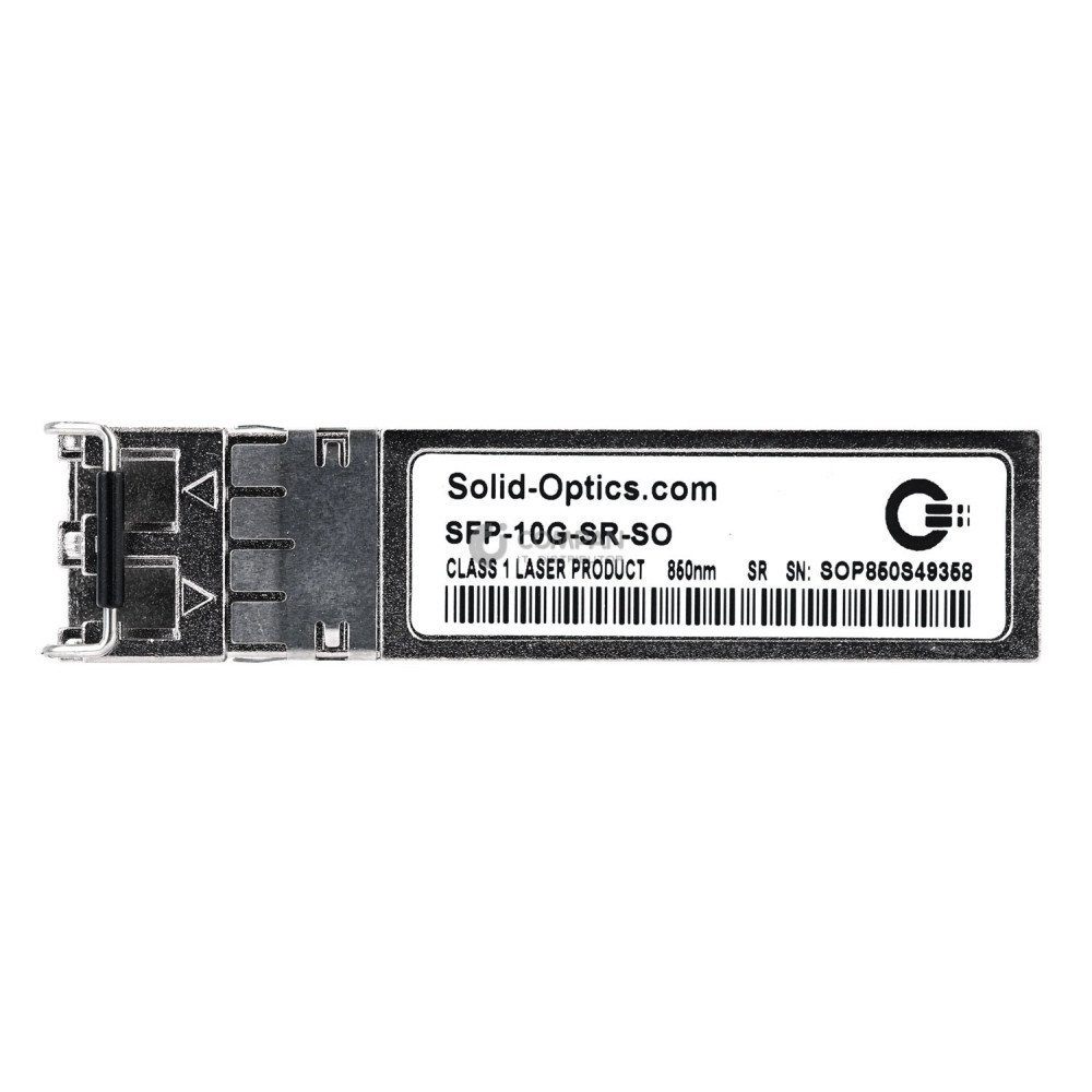 SFP-10G-SR-SO SOLID OPTICS SFP+ 10GB 850NM 300M OPTICAL TRANSCEIVER