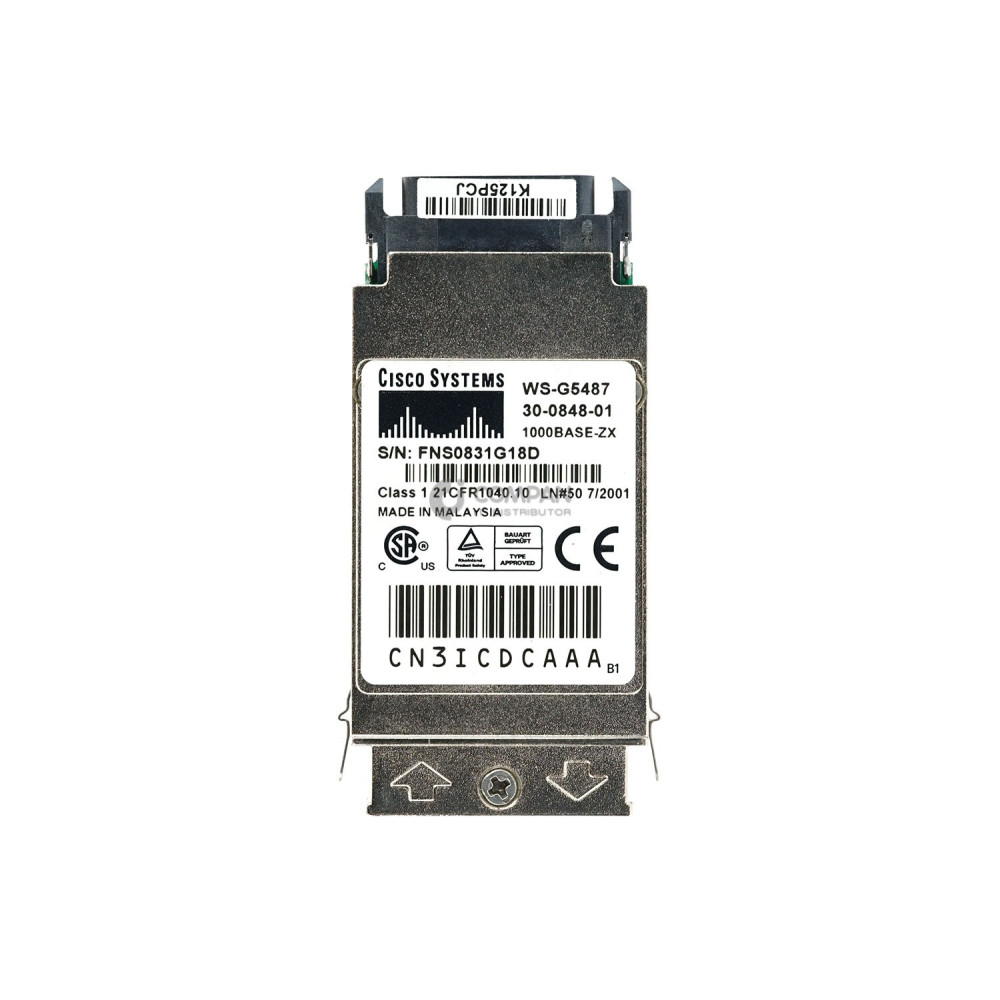 WS-G5487 CISCO 1000BASE-ZX TRANSCEIVER MODULE 30-0848-01