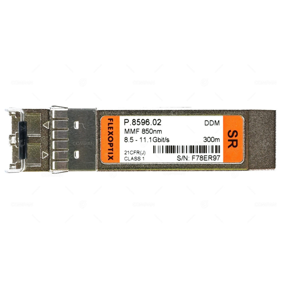 P-8596-02 FLEXOPTIX 10G SFP+ SR MMF 850NM OPTICAL TRANSCEIVER