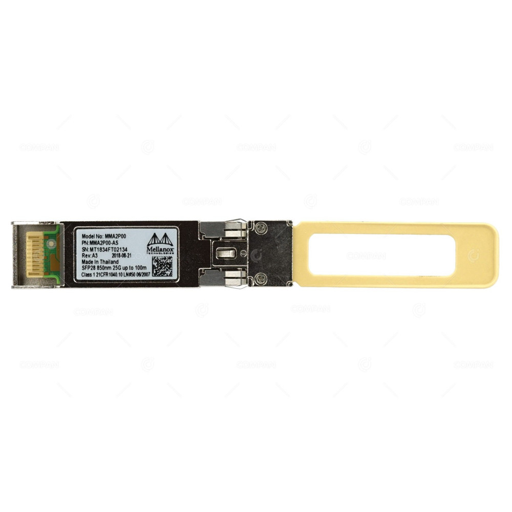MMA2P00-AS MELLANOX MMA2P00 25GBE SFP28 LC-LC 25GBASE-SR 850NM UP TO 100M OPTICAL TRANSCEIVER