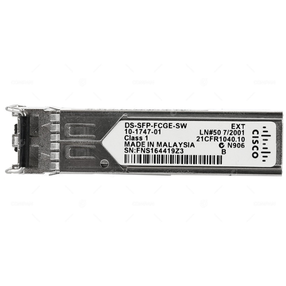 DS-SFP-FCGE-SW CISCO 4-GBPS FIBRE CHANNEL SFP TRANSCEIVER MODULE
