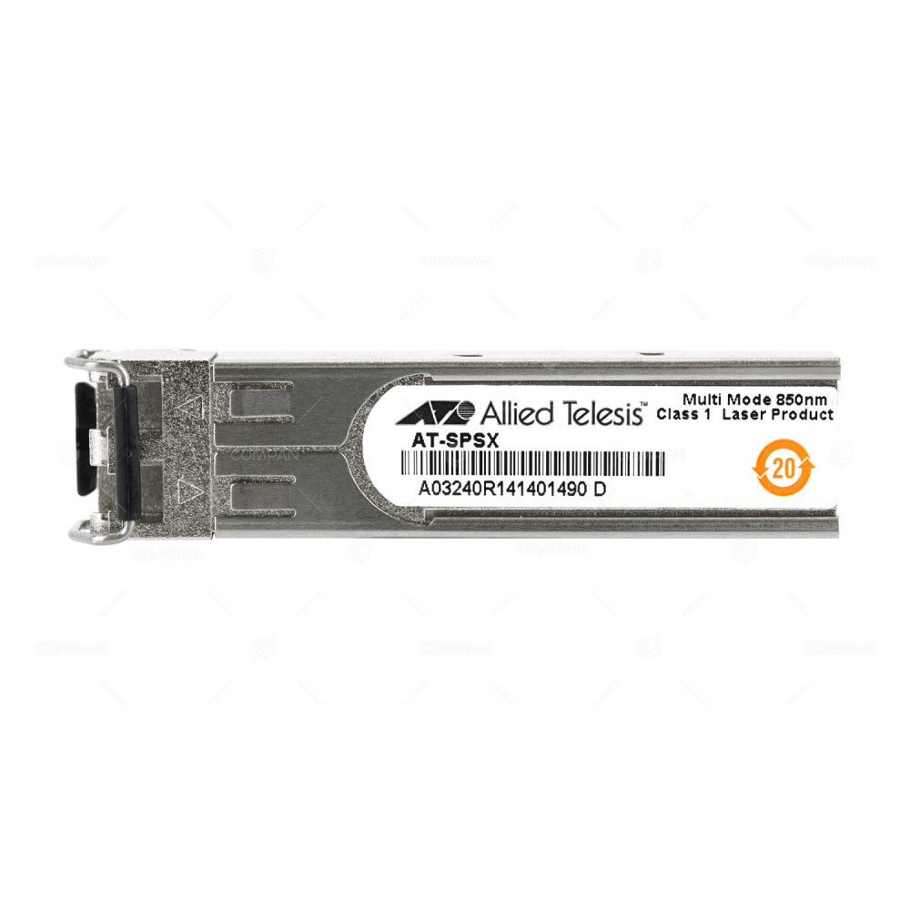 AT-SPSX ALLIED TELESIS 1000BASE-SX SFP MULTIMODE  FIBER 550M 850NM TRANSCEIVER MODULE -