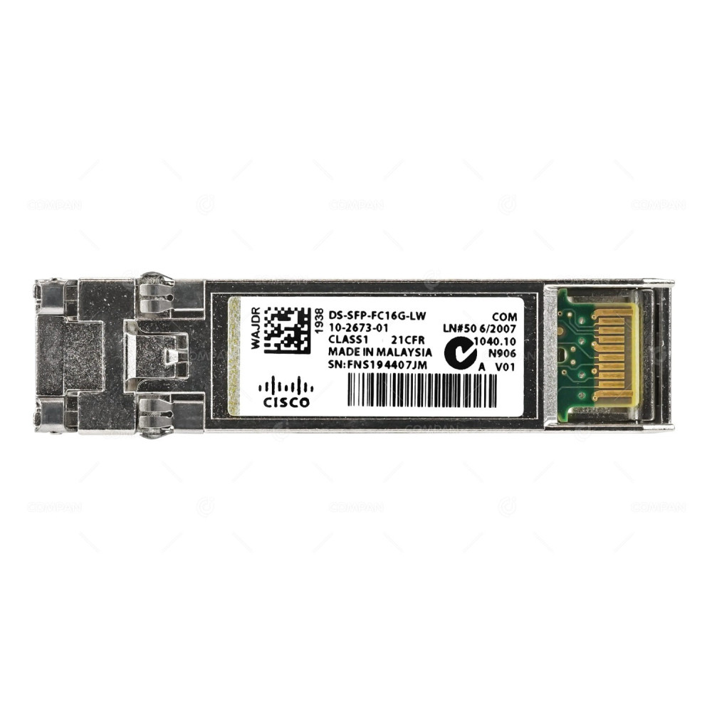 DS-SFP-FC16G-LW CISCO 16GB SFP+ FIBRE CHANNEL FC LONGWAVE LW 10KM 1310NM OPTICAL TRANSCEIVER 10-2673-01
