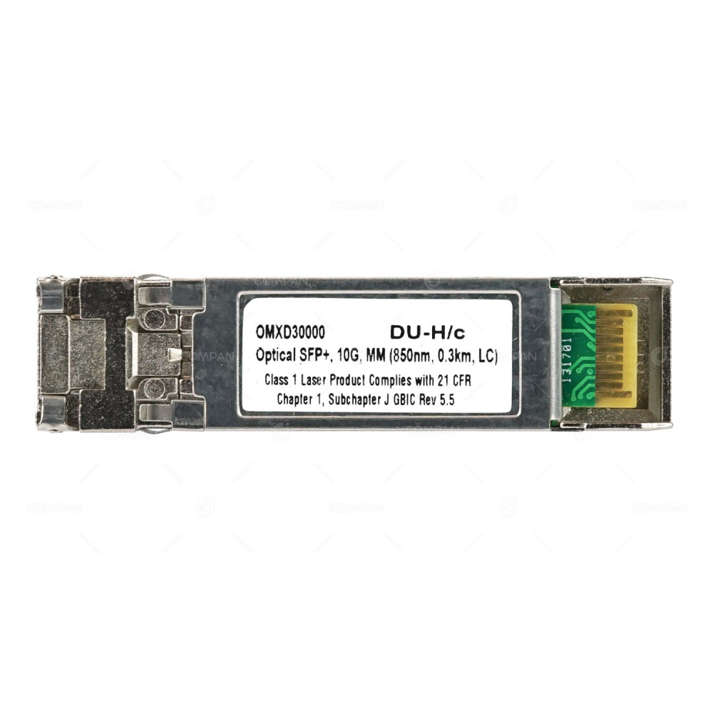 OMXD30000 DU-H/C 10GBASE SFP+ 850NM 300M LC MM OPTICAL TRANSCEIVER MODULE