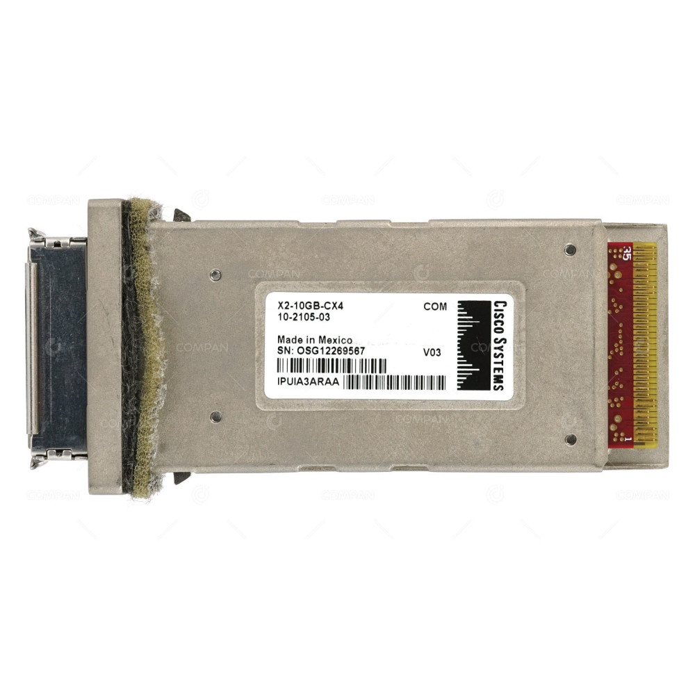 X2-10GB-CX4 CISCO 10GBASE-CX4 V03 TRANSCEIVER CONVERTER MODULE 10-2105-03