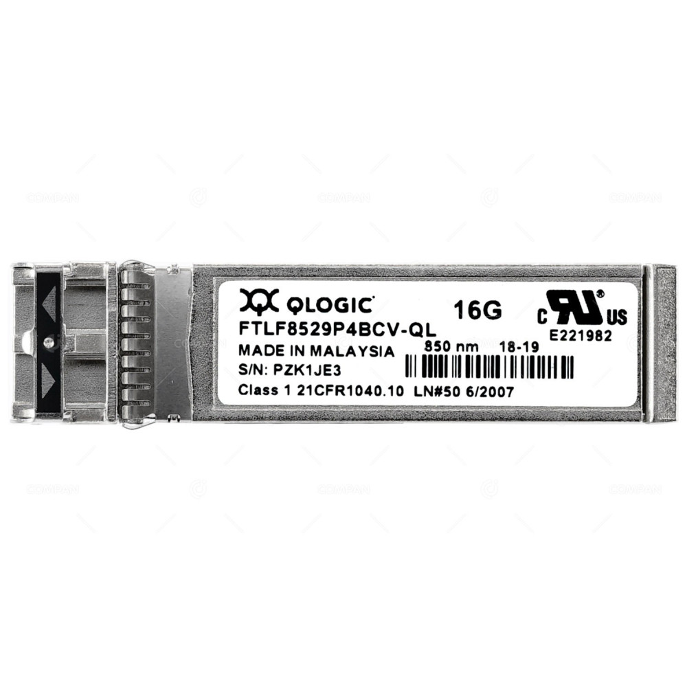 FTLF8529P4BCV-QL QLOGIC 16G SFP+ SW DUPLEX LC MULTI MODE FIBRE MMF 850NM FIBRE CHANNEL FC OPTICAL TRANSCEIVER MODULE -