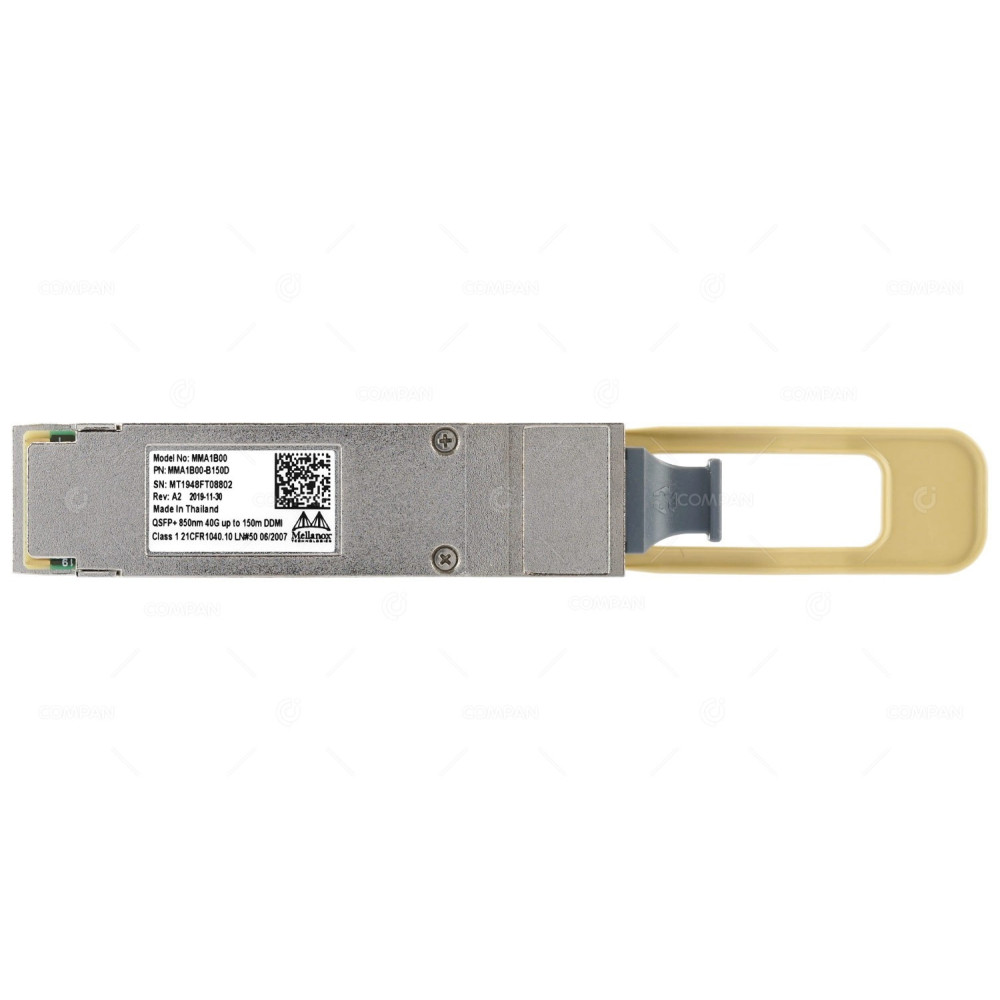MMA1B00-B150D NEW MELLANOX QSFP+ 850NM 40GBE SR4 UP TO 150M DDMI OPTICAL TRANSCEIVER MODULE NEW MMA1B00