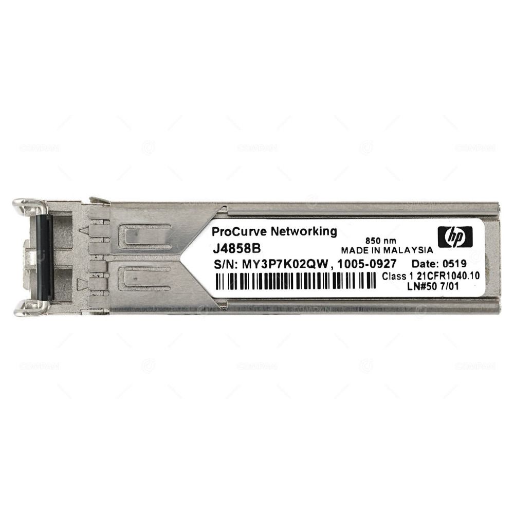 J4858B HP PROCURVE NETWORKING GIGABIT 1000BASE SX-LC 850NM OPTICAL MODULE TRANSCEIVER -