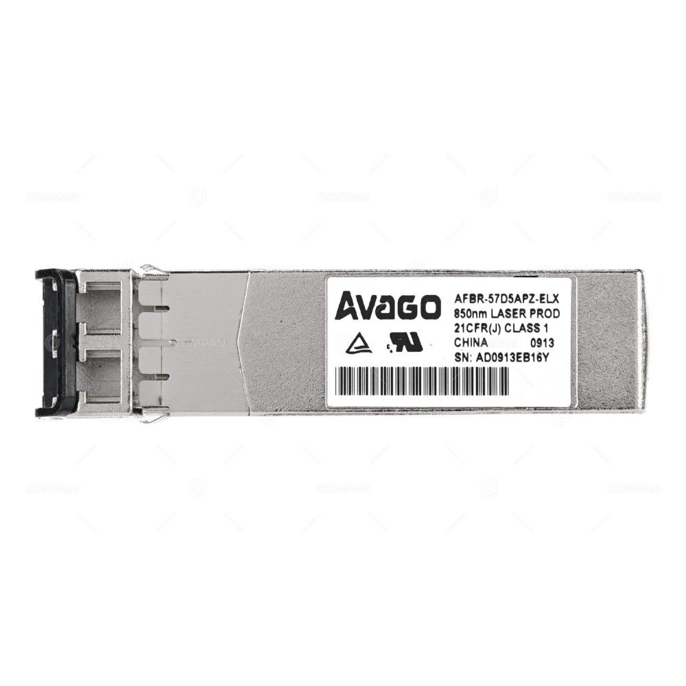 AFBR-57D5APZ-ELX AVAGO 8GB SFP+ 850NM FIBRE CHANNEL FC SHORT WAVE SW OPTICAL TRANSCEIVER MODULE -