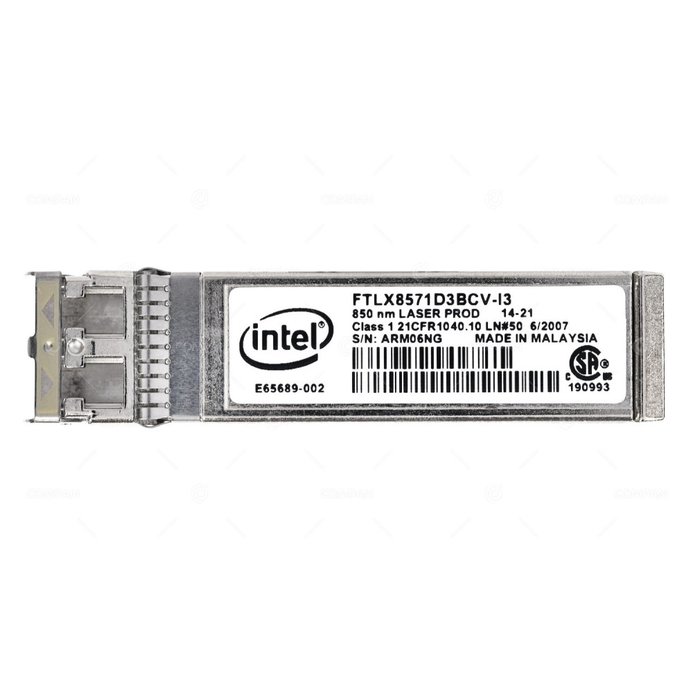 E65689-002 INTEL 10GB SFP+ 850NM 300M OPTICAL TRANSCEIVER MODULE
