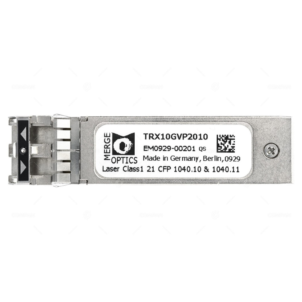 TRX10GVP2010 MERGE OPTICS 10GB SR SFP+ 850NM 300M LC DUPLEX TRANSCEIVER MODULE