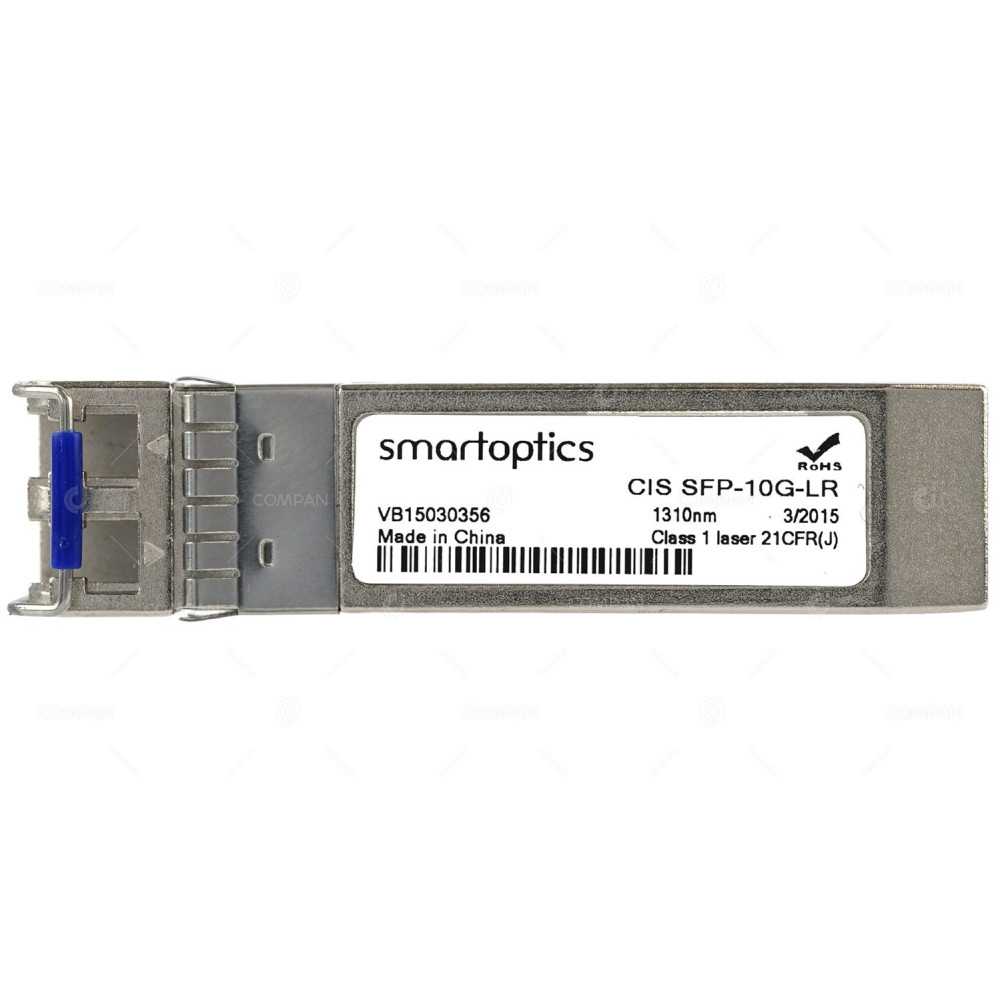 CIS SFP-10G-LR / SMARTOPTICS 10GBASE LR SFP+ 1310NM 10KM DDM OPTICAL TRANSCEIVER